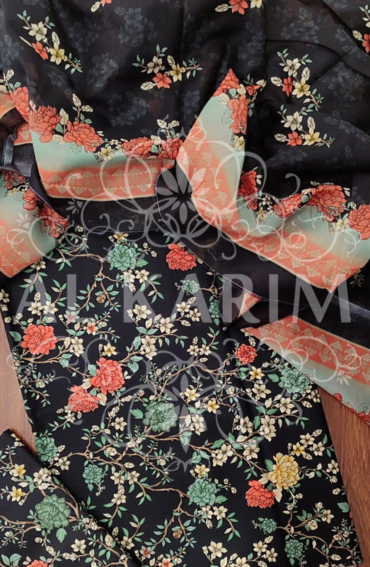 BSU 06 - Bin Saeed Unstitched All Over Printed Lawn Collection 2024