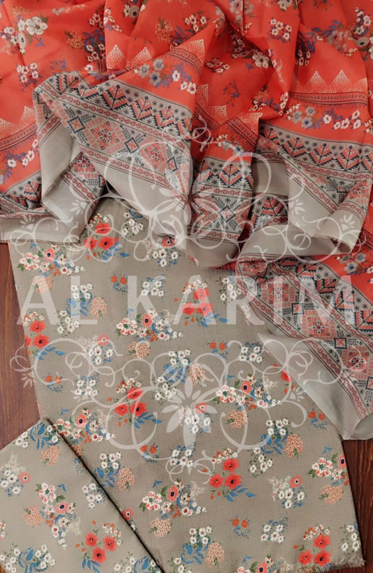 BSU 09- Bin Saeed Unstitched All Over Printed Lawn Collection 2024