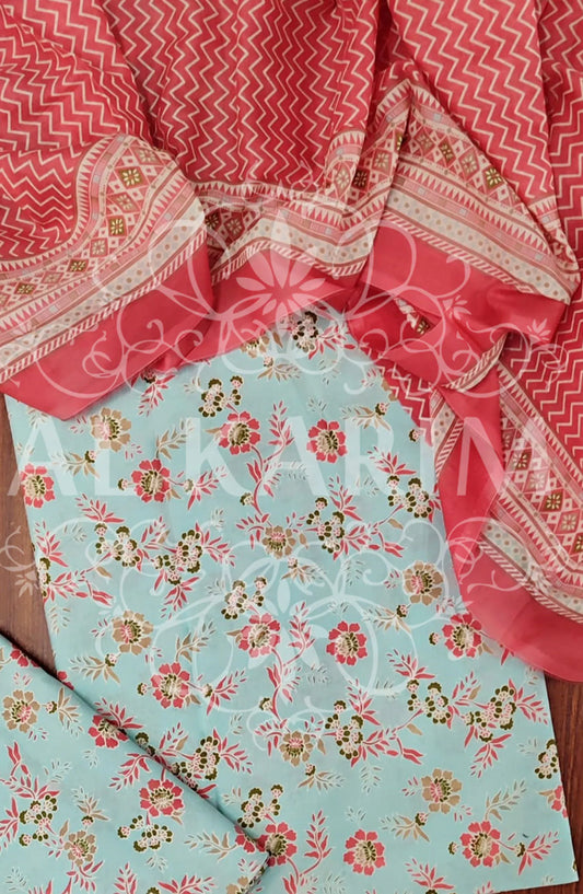 BSU 17- Bin Saeed Unstitched All Over Printed Lawn Collection 2024