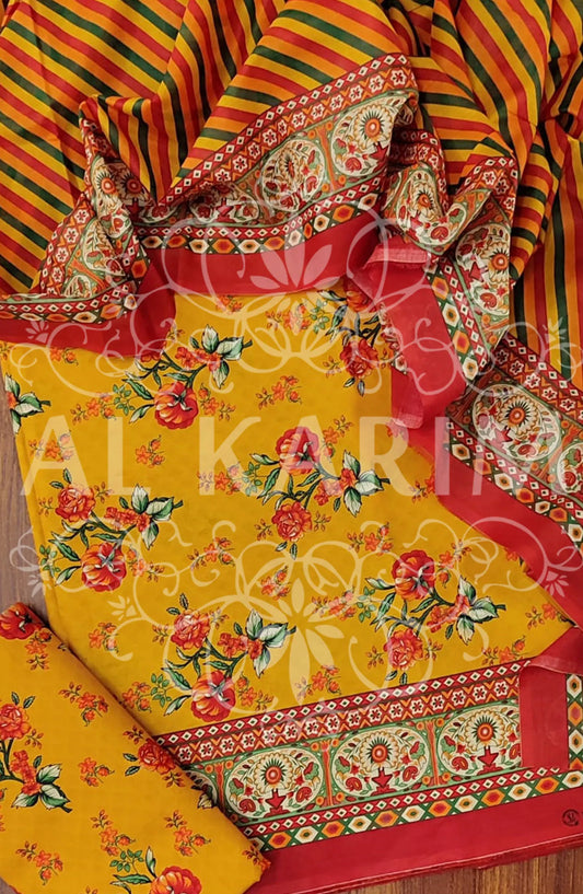 BSU 19- Bin Saeed Unstitched All Over Printed Lawn Collection 2024