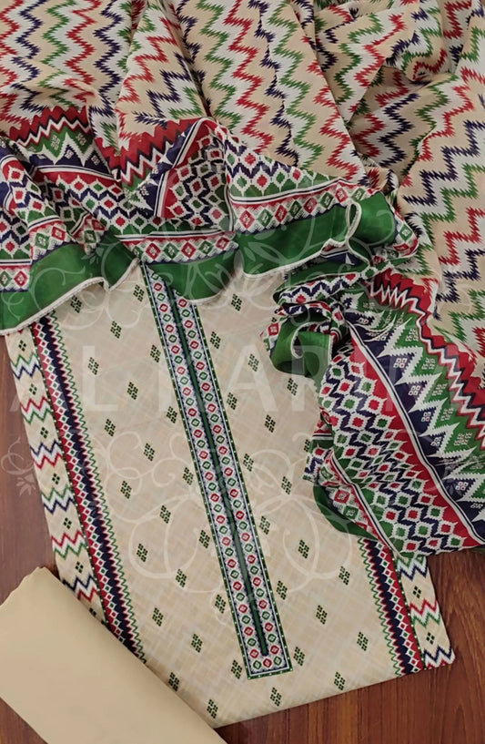 BIN SAEED UNSTITCHED ALL OVER PRINTED LAWN COLLECTION 2024 - BSU 25