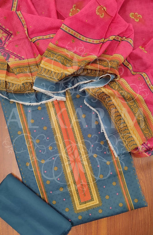 BIN SAEED UNSTITCHED ALL OVER PRINTED LAWN COLLECTION 2024 - BSU 26