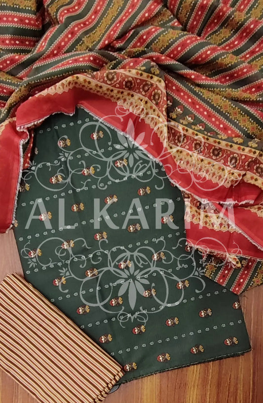 BIN SAEED UNSTITCHED ALL OVER PRINTED LAWN COLLECTION Vol 03 2024 - BSU 31