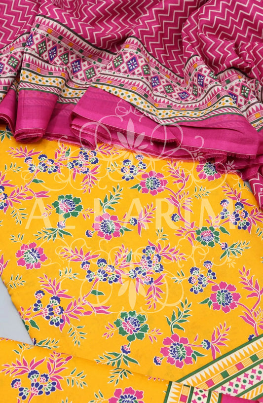 BIN SAEED UNSTITCHED ALL OVER PRINTED LAWN COLLECTION Vol 03 2024 - BSU 40