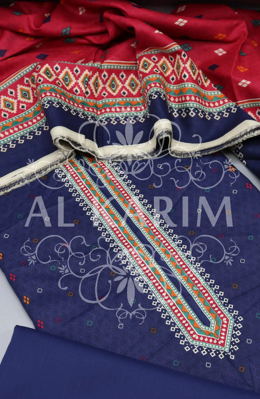 BIN SAEED UNSTITCHED ALL OVER PRINTED LAWN COLLECTION Vol 04 2024 - BSU 53