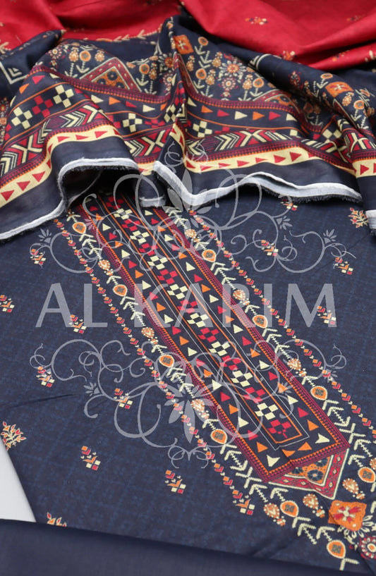 BIN SAEED UNSTITCHED ALL OVER PRINTED LAWN COLLECTION Vol 04 2024 - BSU 54