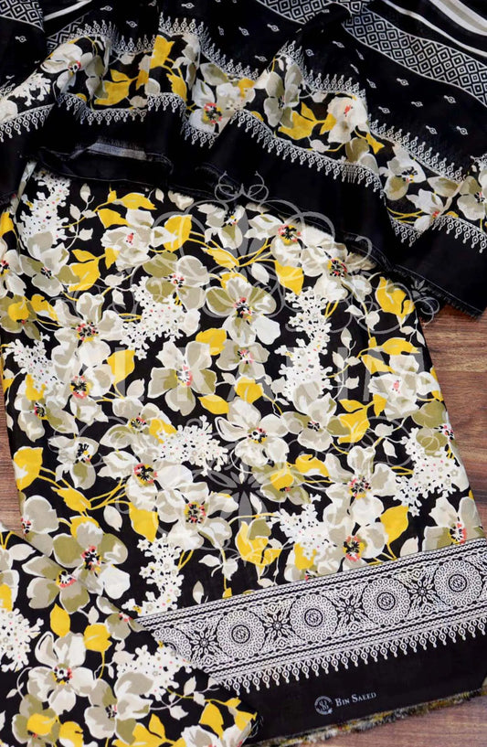 BIN SAEED UNSTITCHED ALL OVER PRINTED LAWN COLLECTION Vol 04 2024 - BSU 75