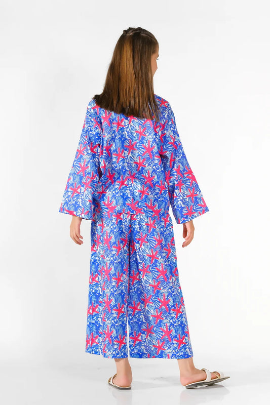 Sea Star - 2 Pcs Set - Luxury Lawn