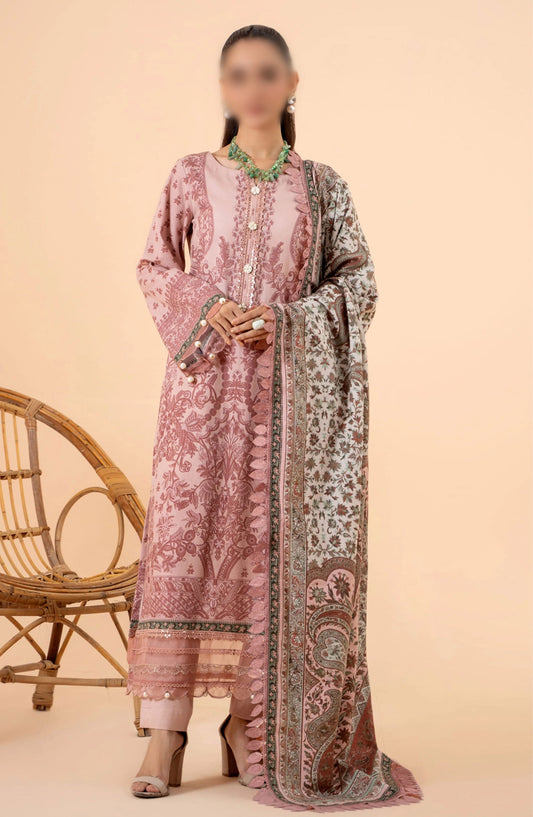 Mausummery Winter Unstitched Collection Vol 01 - Camellia