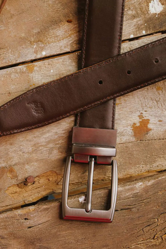 Belts Collection By Jild - Castelo Premium Quality Reversible Mens Leather Belt