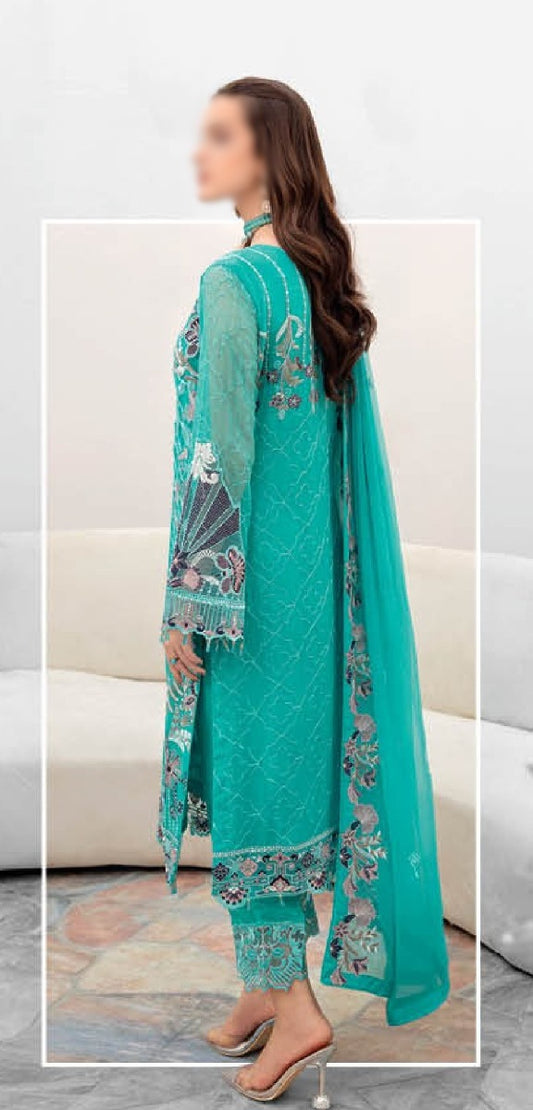 Ramsha Chevron Chiffon Collection Vol 07 2023 - RCC 08