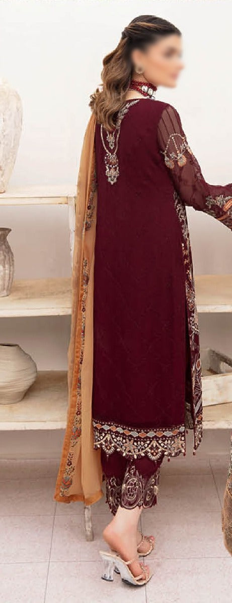 Ramsha Chevron Chiffon Collection Vol 07 2023 - RCC 12