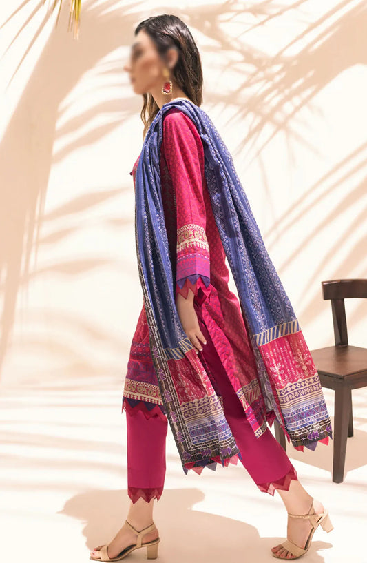 AL ZOHAIB Colors Digital Printed With Fancy Lawn Dupatta Vol-3 - CFD-V3-24-03