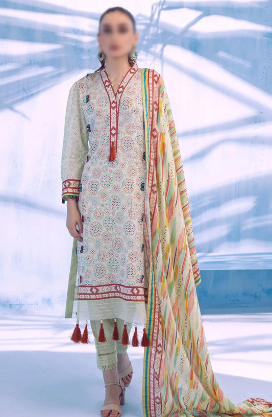 AL ZOHAIB Colors Digital Printed With Fancy Lawn Dupatta Vol-3 - CFD-V3-24-09