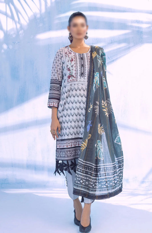AL ZOHAIB Colors Digital Printed With Fancy Lawn Dupatta Vol-3 - CFD-V3-24-11