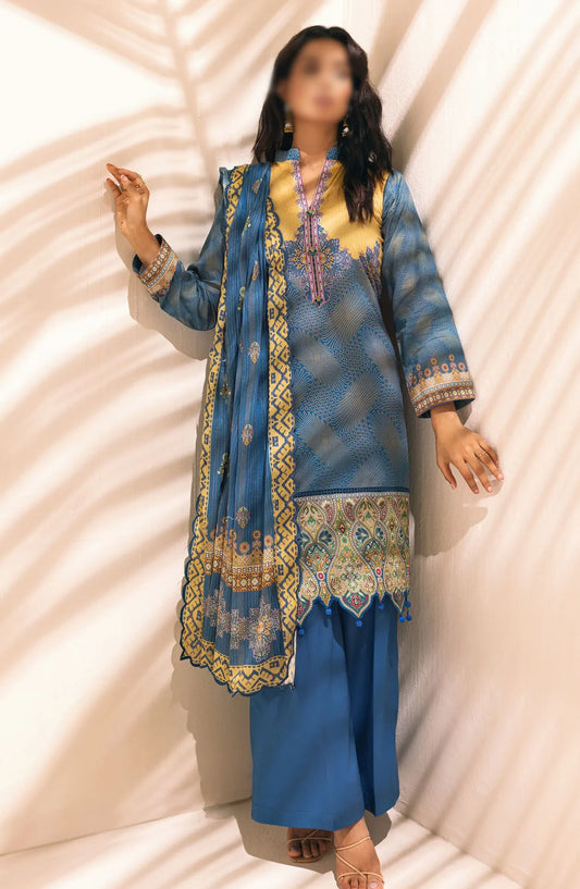 AL ZOHAIB Colors Digital Printed With Fancy Lawn Dupatta Vol-3 - CFD-V3-24-12
