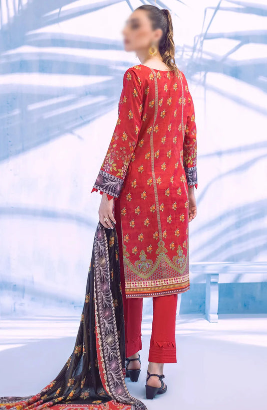 AL ZOHAIB Colors Digital Printed With Fancy Lawn Dupatta Vol-3 - CFD-V3-24-15