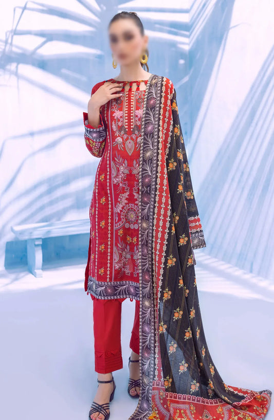 AL ZOHAIB Colors Digital Printed With Fancy Lawn Dupatta Vol-3 - CFD-V3-24-15