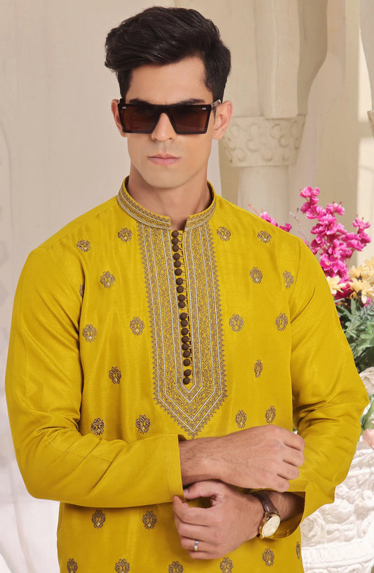 TGM Fancy Kurta Pyjama Collection - Citrus Sparkle