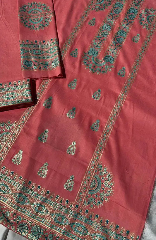 Adaa By Mahnoor Printed Cotton Lawn Suits Unstitched 2 Piece - Coral Ayleen