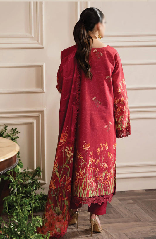 RangRasiya Lifestyle Embroidered Edit - Crimson