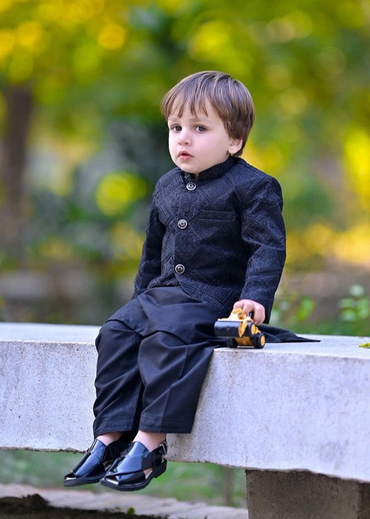 Black Prince coat suit - P 10