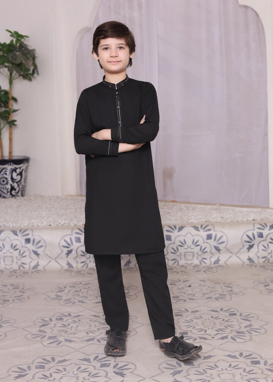 Black Designing kurta trouser KT 47