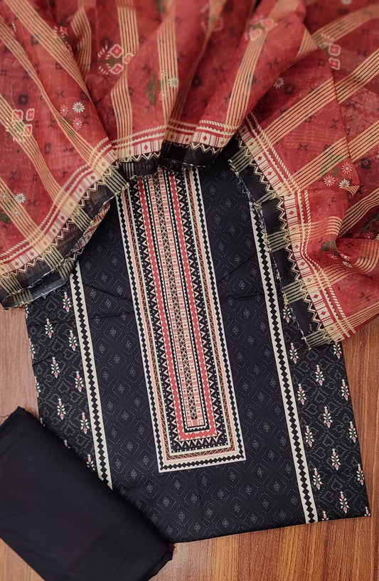 Classic Unstitched Printed Lawn 3 Pcs Collection 2024 - CUPL 11