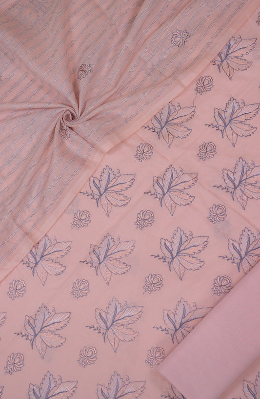 Saqafah by Amna Khadija Embroidered Lawn Unstitched 3 Piece Suit - D-01 - AM25SQFL - Pink - Summer Collection