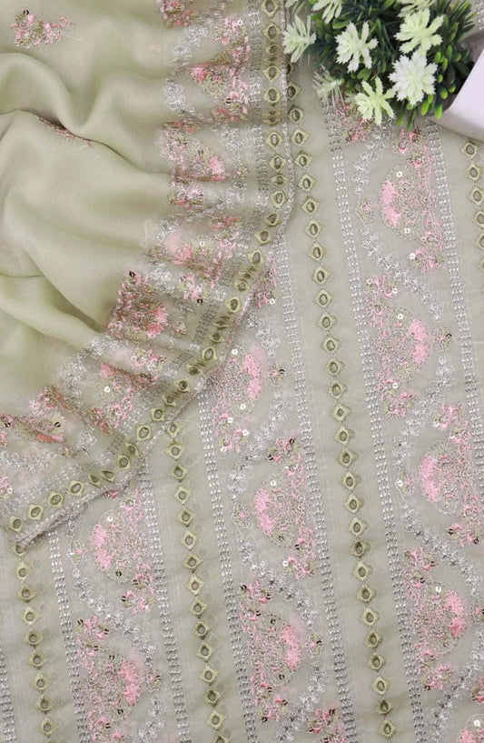 Shehnai Exclusive Embroidered Crinkle Chiffon Collection 2024 By Amna Khadija - D 02