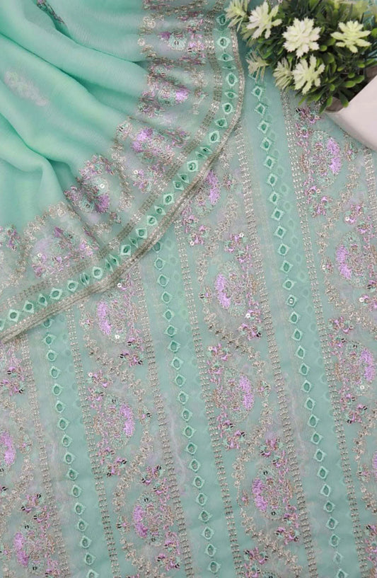 Shehnai Exclusive Embroidered Crinkle Chiffon Collection 2024 By Amna Khadija - D 03