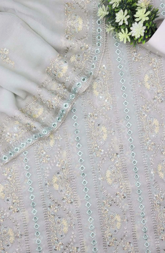 Shehnai Exclusive Embroidered Crinkle Chiffon Collection 2024 By Amna Khadija - D 04