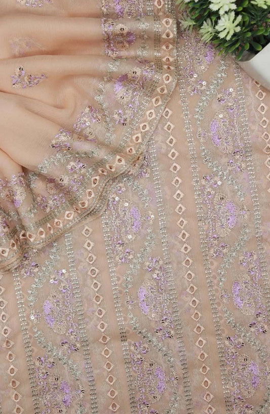 Shehnai Exclusive Embroidered Crinkle Chiffon Collection 2024 By Amna Khadija - D 07