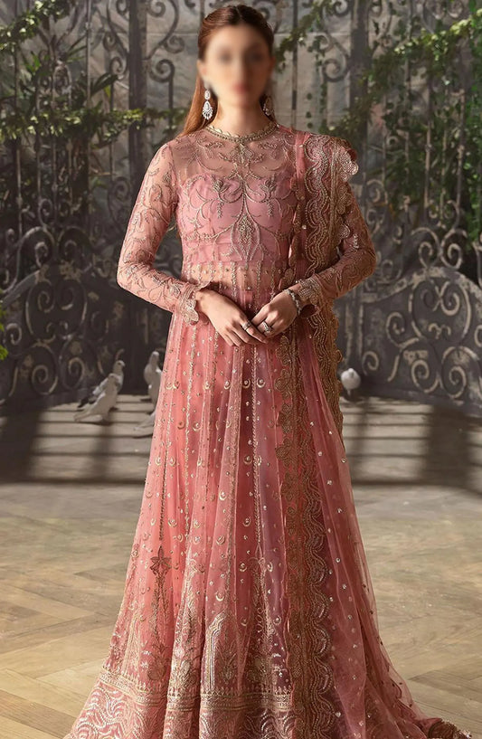 Afrozeh LA Fuchsia Wedding Formals 2024 - D-07 Rosa