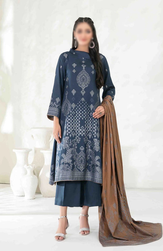 Meeza - Staple Banarsi 3pcs Collection 2024 - D-3802