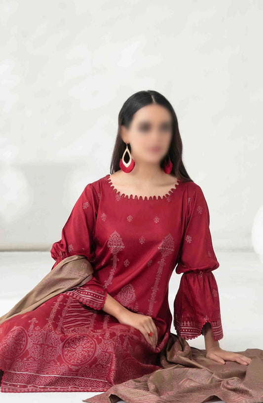 Meeza - Staple Banarsi 3pcs Collection 2024 - D-3806