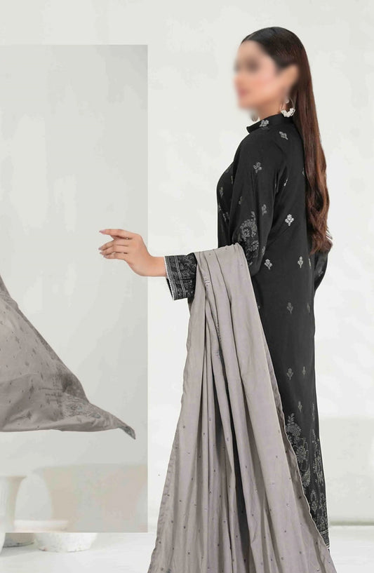 Meeza - Staple Banarsi 3pcs Collection 2024 - D-3807