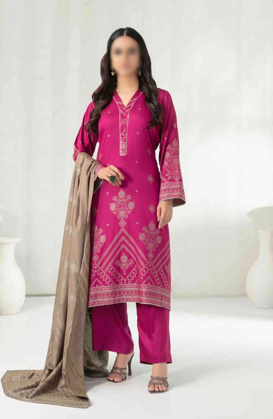 Meeza - Staple Banarsi 3pcs Collection 2024 - D-3809