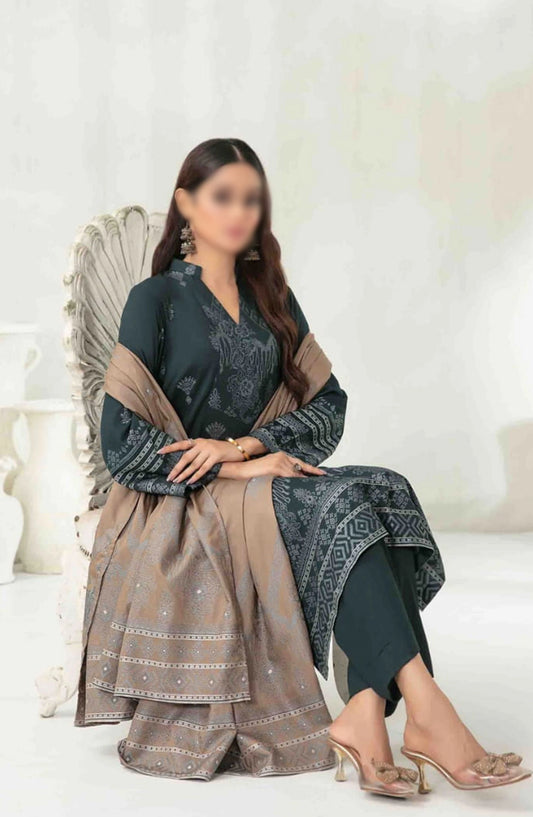 Meeza - Staple Banarsi 3pcs Collection 2024 - D-3810