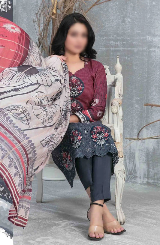 Inisha Embroidered Laserkari Viscose Collection D-1291