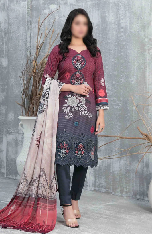 Inisha Embroidered Laserkari Viscose Collection D-1291