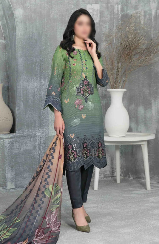 Inisha Embroidered Laserkari Viscose Collection D-1292