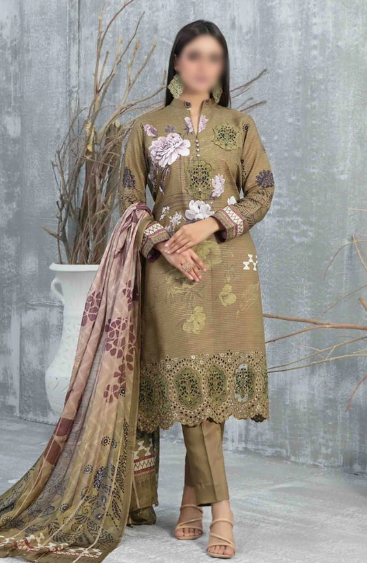 Inisha Embroidered Laserkari Viscose Collection D-1293