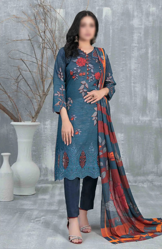 Inisha Embroidered Laserkari Viscose Collection D-1295