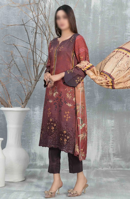 Inisha Embroidered Laserkari Viscose Collection D-1297