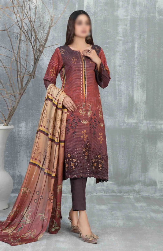 Inisha Embroidered Laserkari Viscose Collection D-1297