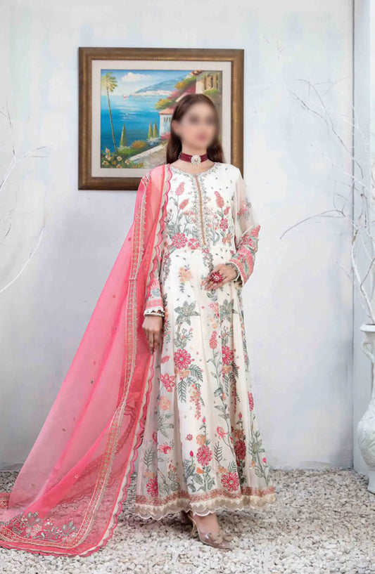 ALSABA Fancy Heavy Embroidered Collection 2024 - D 1343