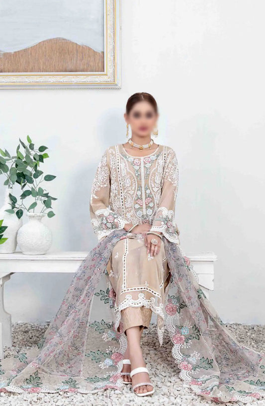 ALSABA Fancy Heavy Embroidered Collection 2024 - D 1345