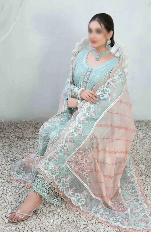 ALSABA Fancy Heavy Embroidered Collection 2024 - D 1346