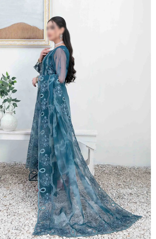 ALSABA Fancy Heavy Embroidered Collection 2024 - D 1347